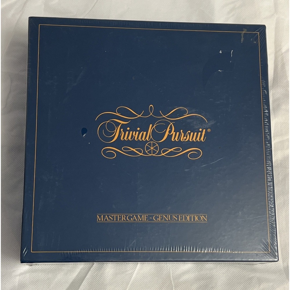 Vintage Original Trivial Pursuit Master Game Genus Edition 1981 Factory SEALED